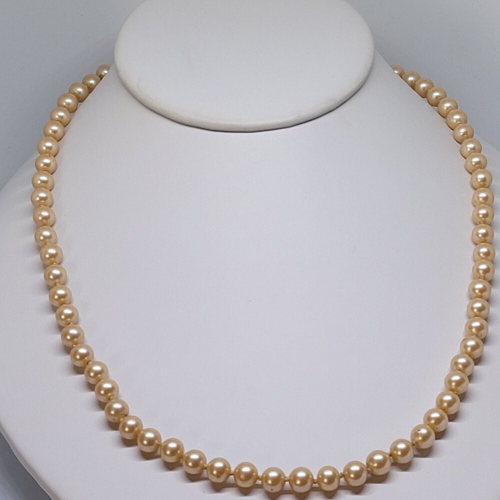 Vintage Marvella Faux Pearls, 24 Inches Long